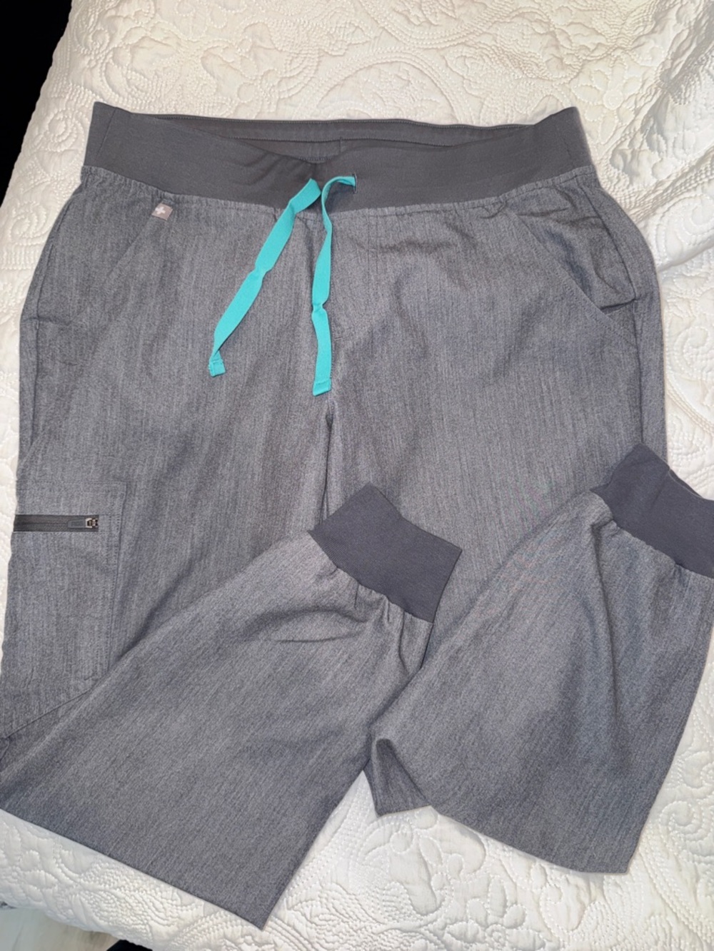 Figs gray joggers